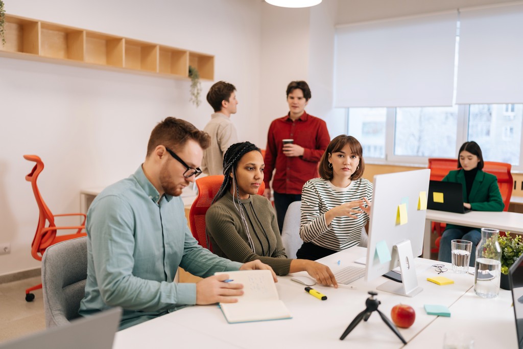 Designer working on learning platform UX